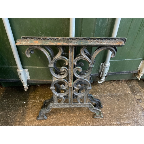 65 - Cast Iron Table Ends