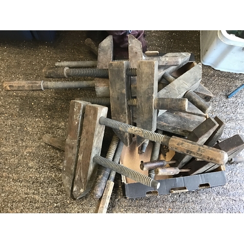 354 - Vintage  Clamps