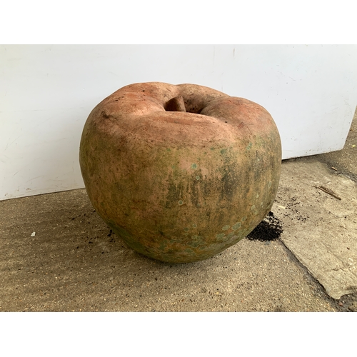 42 - Large Terracotta Pumpkin