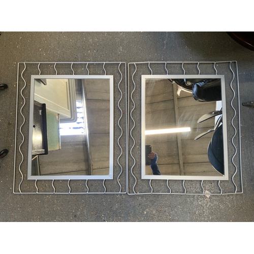 705 - Pair of Modern Mirrors