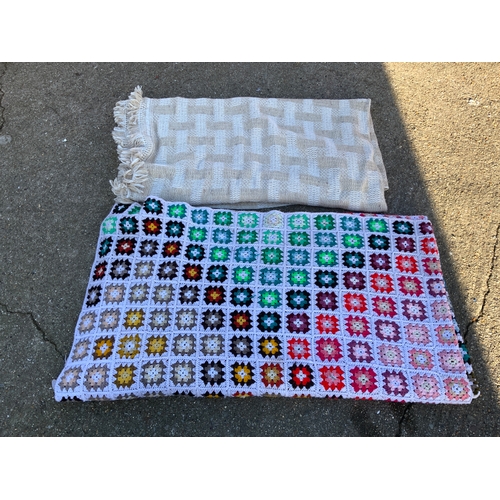 100 - Large Crochet Blanket and Other