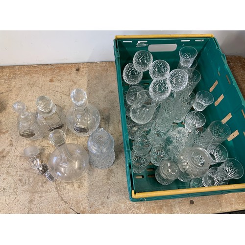 172 - Glassware - Decanters etc