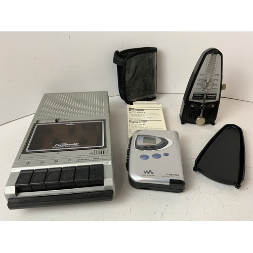 670 - Sony Walkman, Cassette Player and Metronome