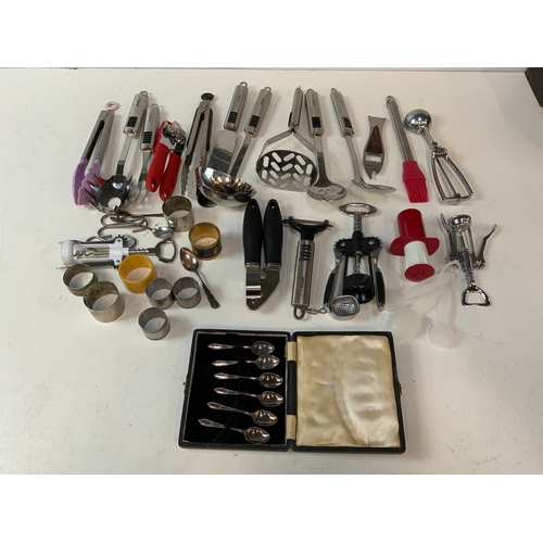 408 - Kitchen Cutlery and Coffee Spoons etc