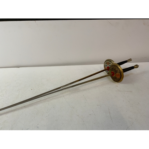 Damascus Steel Fencing Foils