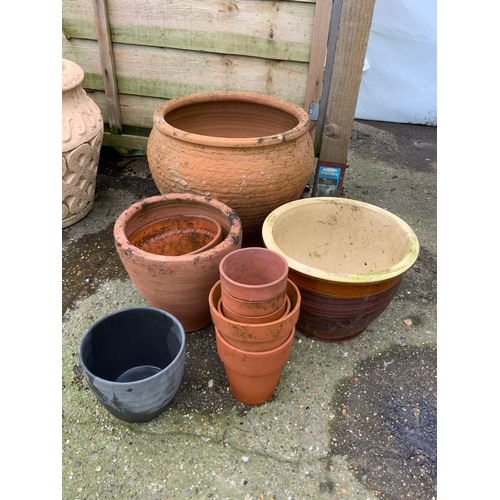 71 - Terracotta Planter and Other Pots