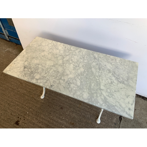 63 - Marble Top Table