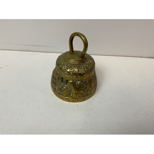 696 - Brass Bell with Clanger