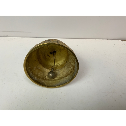 696 - Brass Bell with Clanger