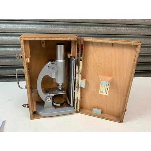 513 - Boxed Microscope