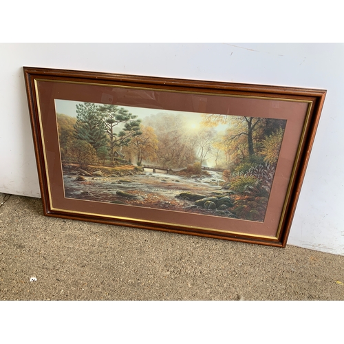 842 - Framed Maurice Bishop Print - Watersmeet