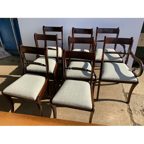 321 - Set of 6x Chairs with Newly Upholstered Seats