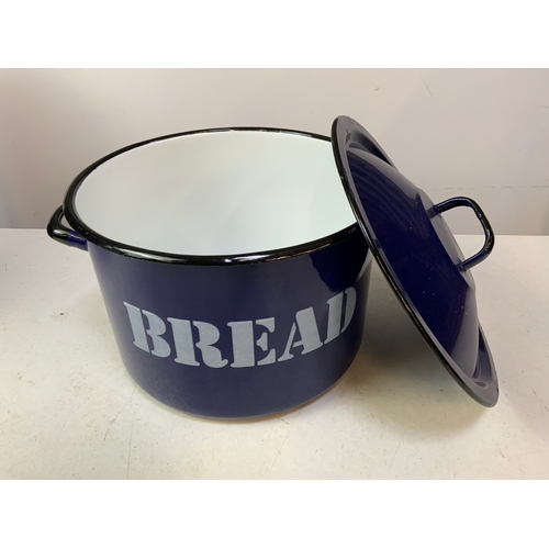 320 - Enamel Bread Bin