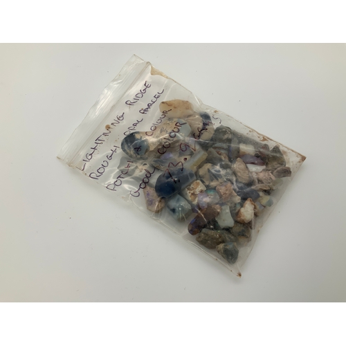 420 - Lightening Ridge Rough Opal Parcel