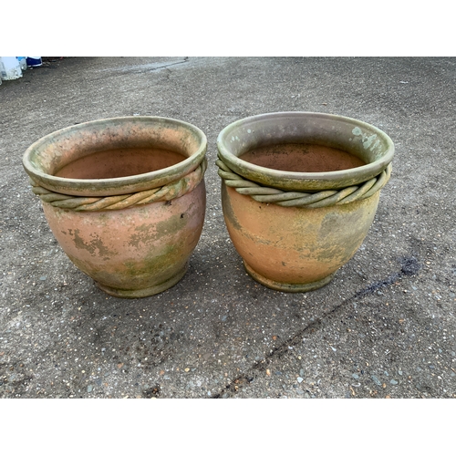 5B - Pair of Terracotta Planters