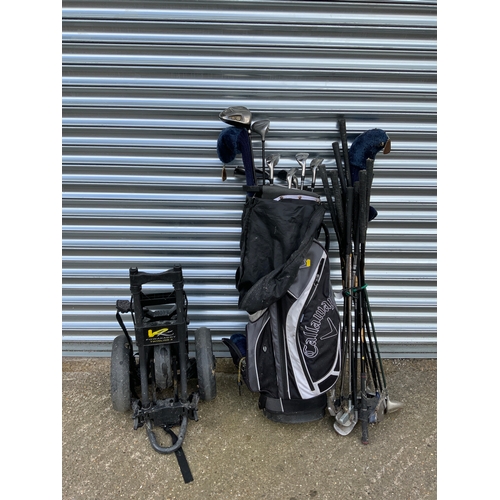 108 - Golf Clubs and Powakaddy