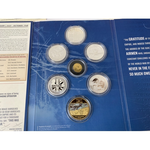 914 - Battle of Britain 80th Anniversary Coin Collection to Include Hold Coin