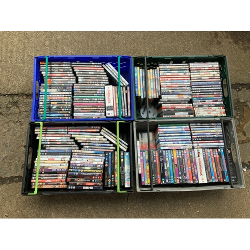 619 - 4x Crates of DVDs