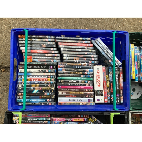 619 - 4x Crates of DVDs