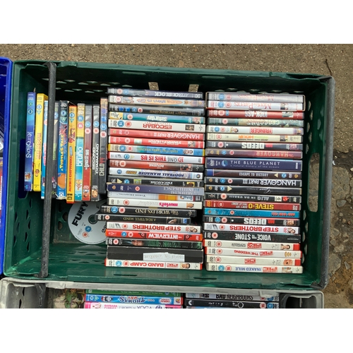 619 - 4x Crates of DVDs