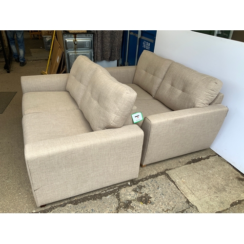 625 - Pair of Modern Sofas - Little Use