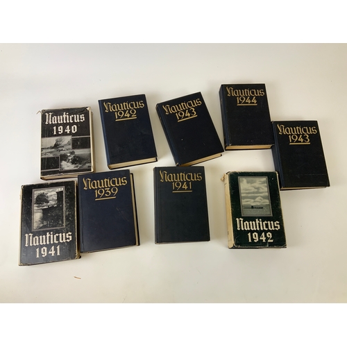 814 - Series of WWII Nauticus German Books