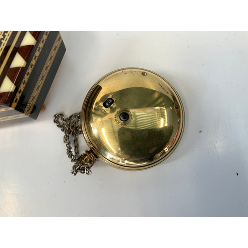 776 - Oversized Pocket Watch and Box