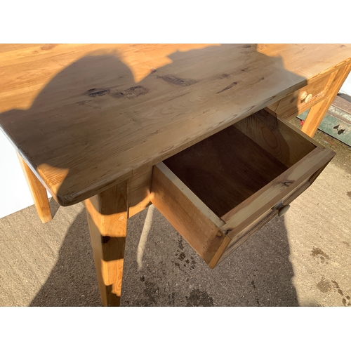 699 - Pine Table with Drawers