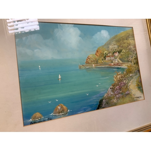 546 - 3x Framed Watercolours - Local Scenes