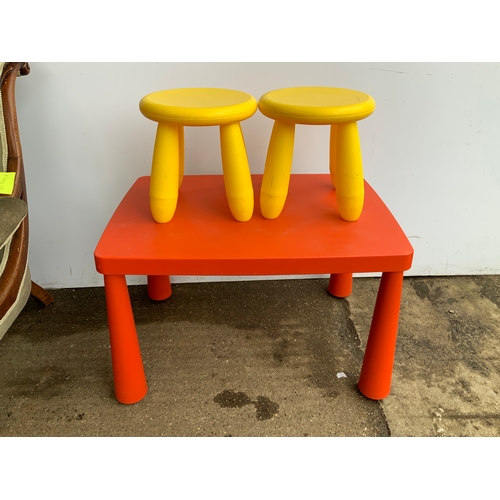 93A - Child’s Table and Chairs