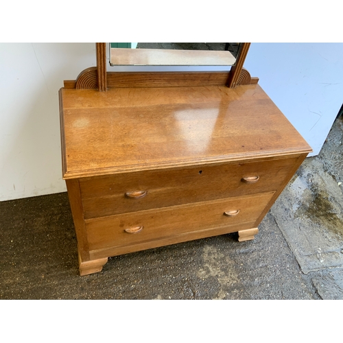 610 - Oak Dressing Chest