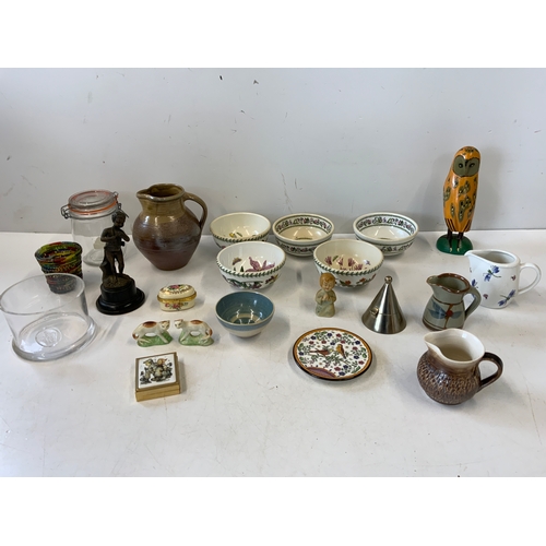 576 - Portmeirion Bowls and Studio Pottery Jugs etc