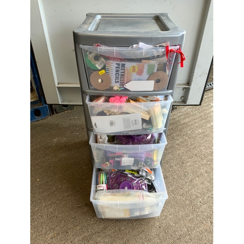 504 - Storage Drawers and Contents - Craft Materials