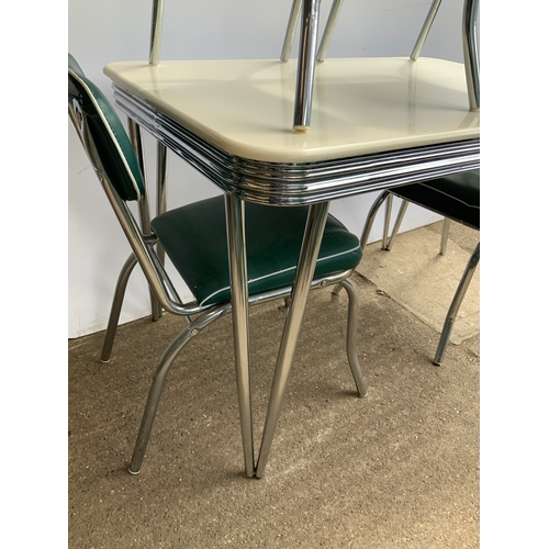 216 - American Style Table and Chairs