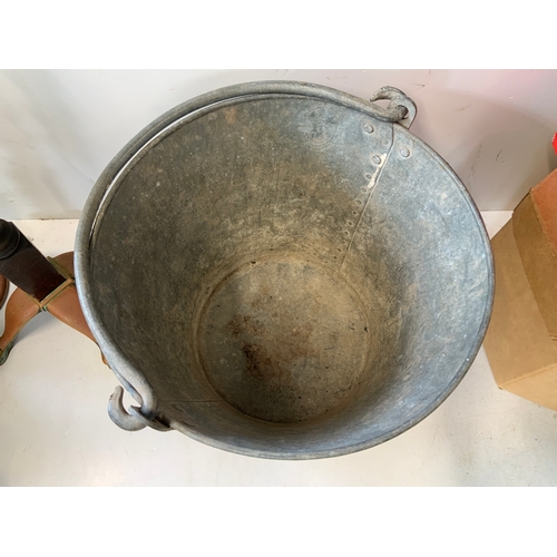 187 - Galvanised Bucket