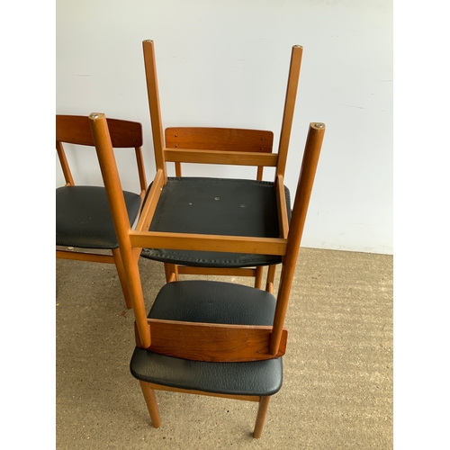 446 - 4x Retro Dining Chairs