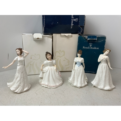 253 - 4x Boxed Royal Doulton Figurines