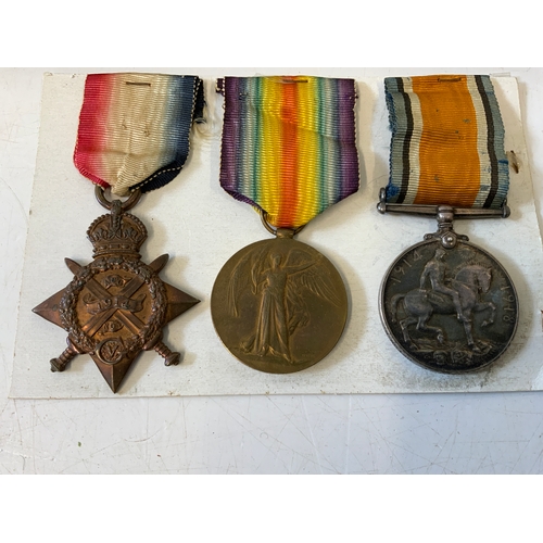 898 - WWI Medals - Pte B Bailey