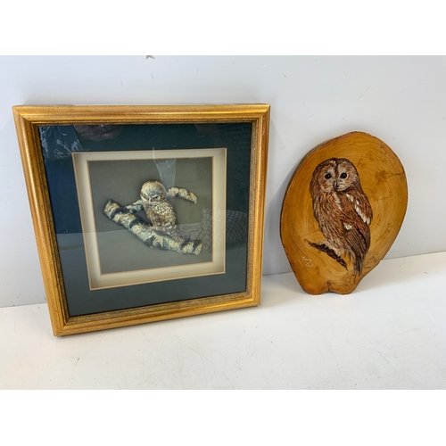 455 - 2x Owl Pictures