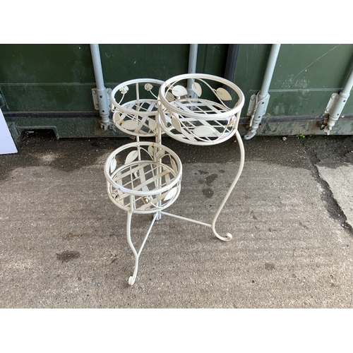 53 - Folding Metal Plant Stand
