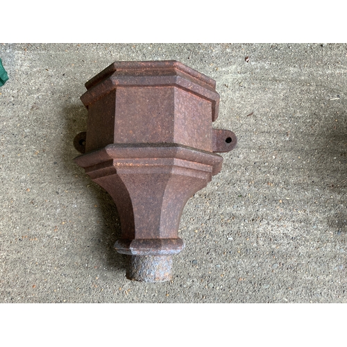 34 - Cast Iron Rain Hopper