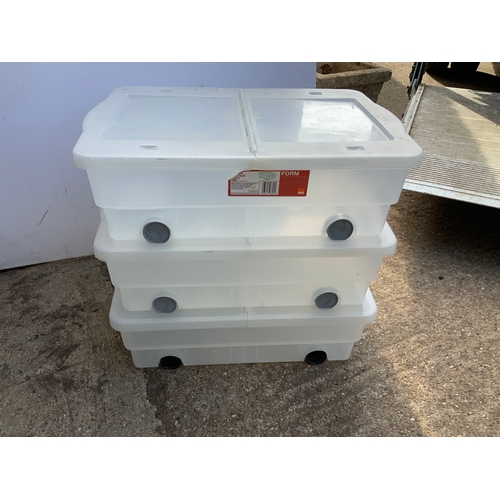 91 - Plastic Storage Boxes