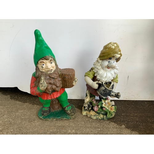 114 - 2x Garden Gnomes