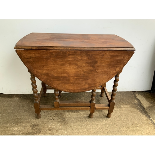 524 - Barley Twist Gate Leg Table