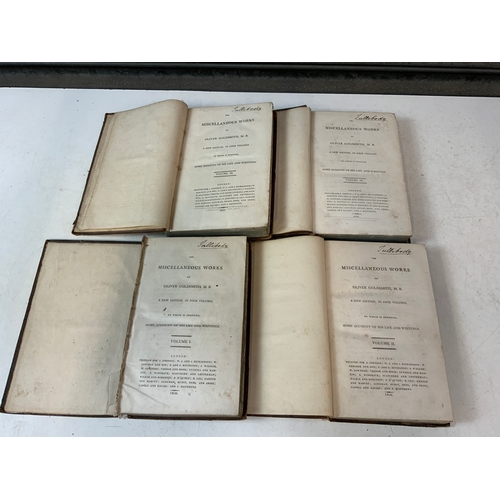 256 - The Works of Oliver Goldsmith - 4 Volumes