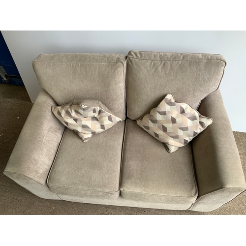 169 - Small Modern Two Seater Settee - 145cm Wide