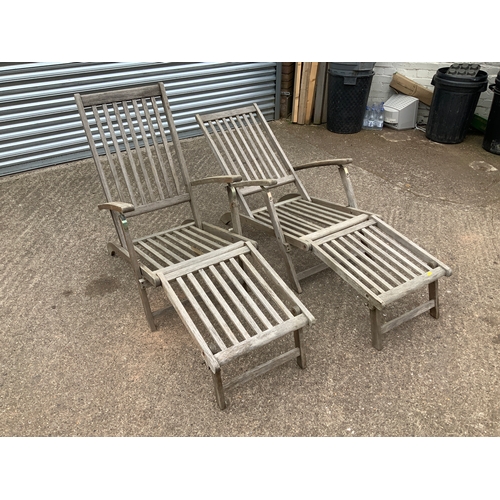 17 - Teak Steamer Chairs