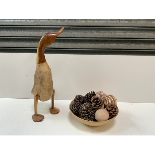 196 - Treen Duck etc