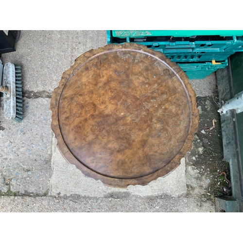 168 - Walnut Pedestal Table