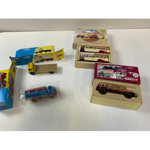 210 - 4x Boxed Corgi Model Vehicles